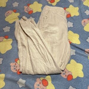 Cream Pants